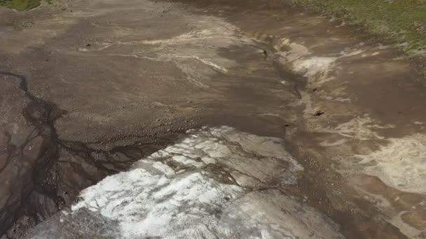 Ours brun avec des oursons. Ours avec des oursons marchant dans le Kamchatka. Vidéo de drone. Vue Aérienne .