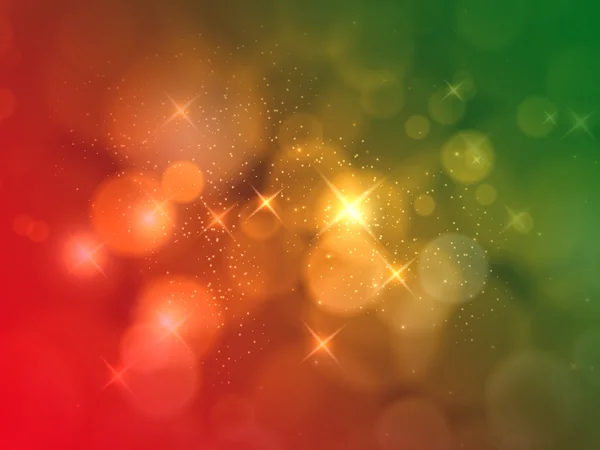 Christmas background with golden bokeh effect — Stock Photo, Image