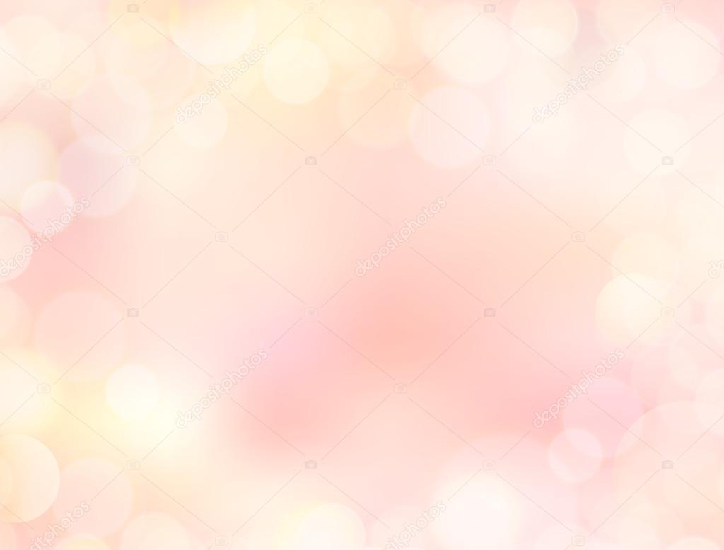 Pink gradient blank paper background with bokeh border