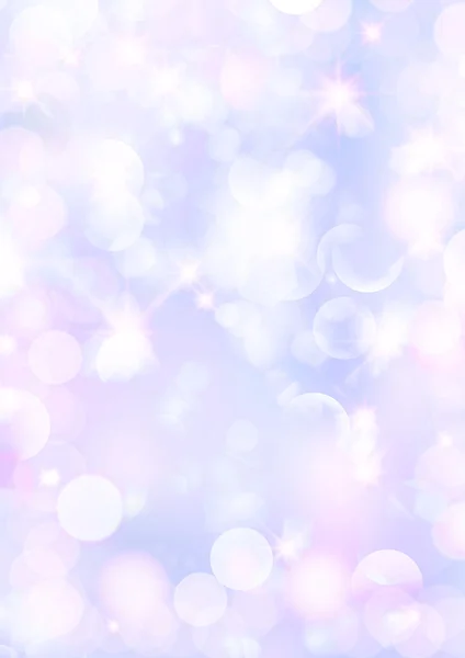 Fondo bokeh burbuja en blanco degradado azul y rosa — Foto de Stock