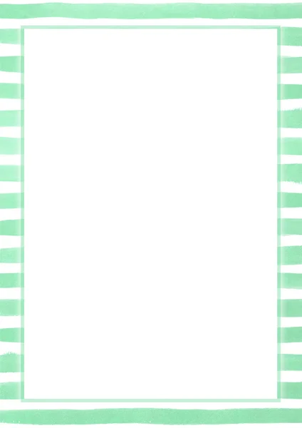 Menta verde tira patrón blanco fondo —  Fotos de Stock