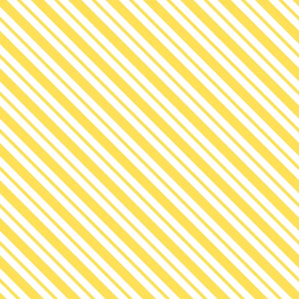 Yellow seamless tilted striped pattern packaging paper backgroun — Stock Vector