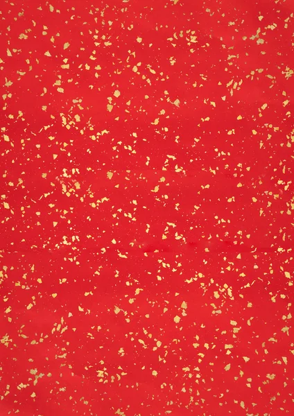 Çin kırmızı arka plan ile altın kağıt kırık dokulu.