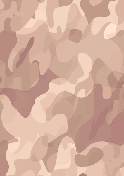 Camouflage brun motif fond de mode — Image vectorielle