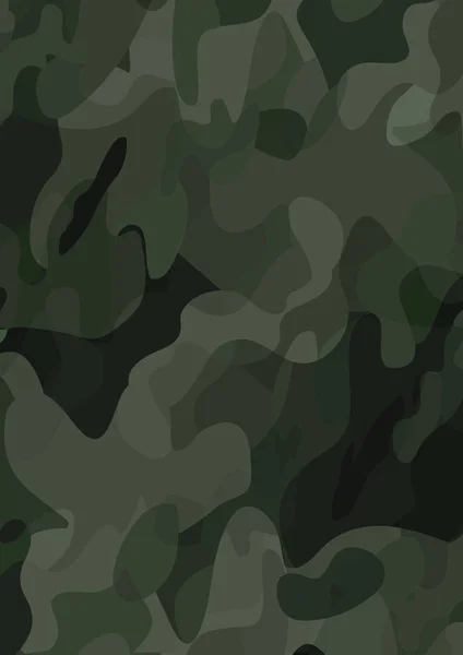 Vert camouflage motif mode arrière-plan — Image vectorielle