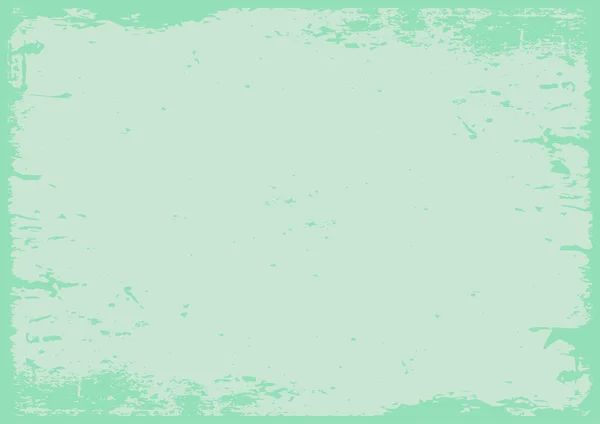 Pastel verde grunge texturizado fondo con borde — Archivo Imágenes Vectoriales