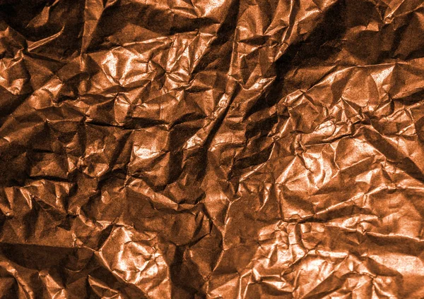 Bronze brillant abstrait papier de cuivre fond — Photo