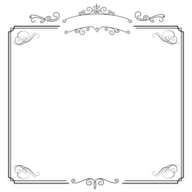 Süs retro zarif siyah kenarlık ve beyaz albüm adam