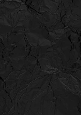 Buruşuk kağıt boş soyut siyah dokulu 