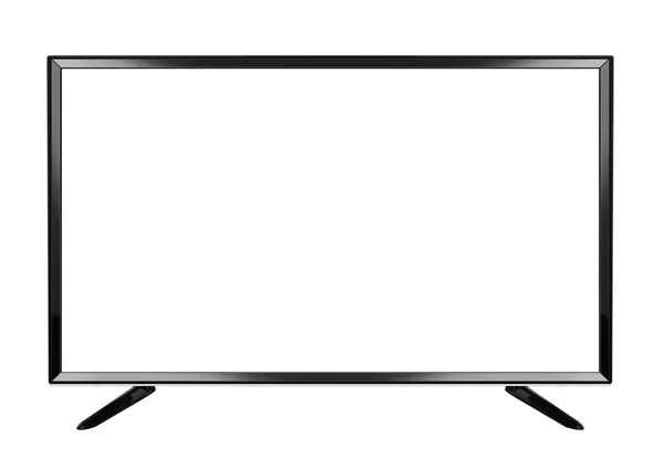 Isolado OLED plana smart TV no fundo branco — Fotografia de Stock