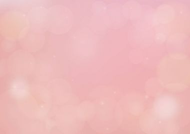 Yıldız ve bokeh kenarlıklı pastel pembe arka plan 