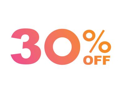 Degrade pembe turuncu % 30'u özel indirim kelime kapalı için