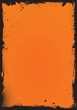 Grunge kenarlık dikey Cadılar Bayramı arka plan