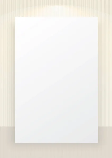 ホワイト スペースの背景を持つベージュ ストライプ ライン パターンの壁紙 — ストックベクタ