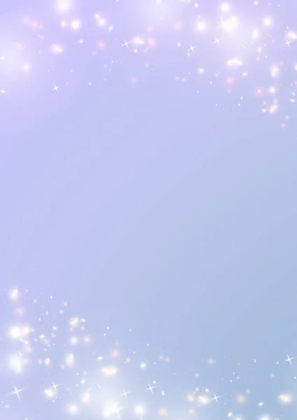 Pastellgradienten blauer Hintergrund, funkelnder Bokeh-Stern und Licht-Bo — Stockfoto