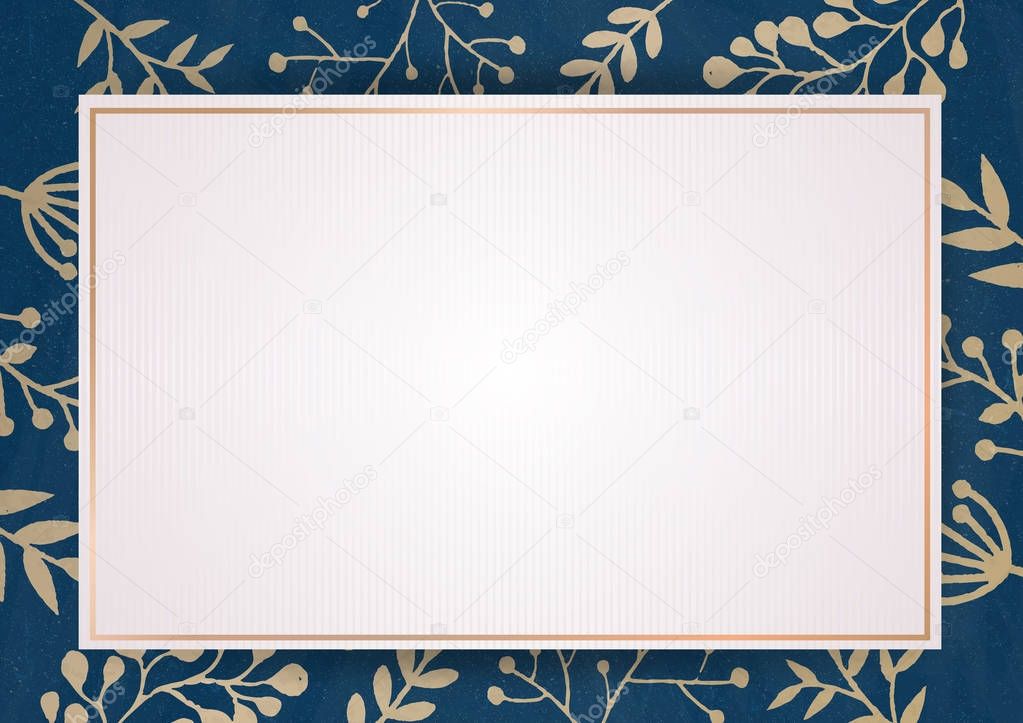 Background navy blue invitation Elegant blue invitation card