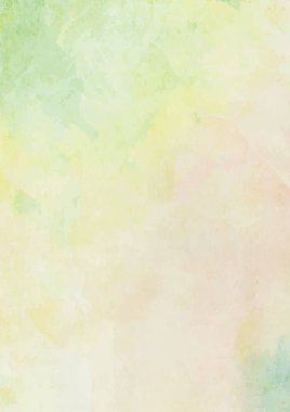 Yeşil ve sarı limon sulu boya mürekkep fırça kağıt arka plan