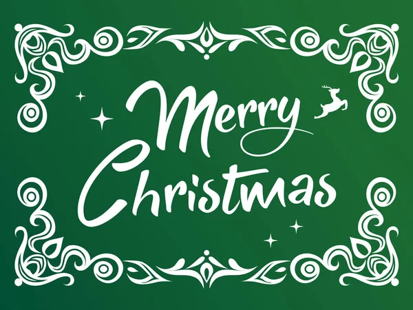 Degrade yeşil mutlu Noeller word süs grafik bord ile