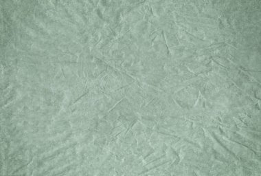 Yeşil boş buruşuk ve Kağıt arka plan aşınmış dokulu