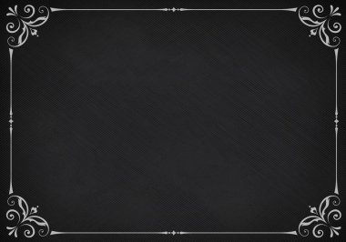 Vintage dokulu tahta arka plan ile retro kenarlık