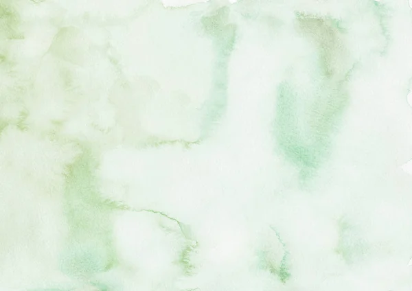 Gradient vert blanc pinceau encre papier texturé fond — Photo