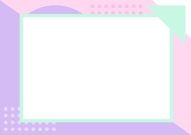 Basit sağlam ve pastel renkli geometrik desen arka plan