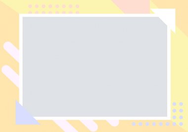 Basit sağlam ve pastel renkli geometrik desen arka plan