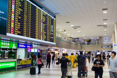 Bangkok, Tayland - 24 Haziran 2017: Don Muang iç görünümü