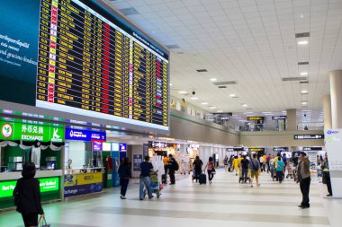 Bangkok, Tayland - 24 Haziran 2017: Don Muang AI iç görünüm