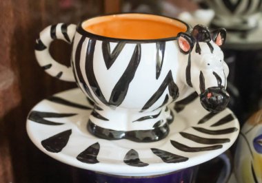 Zebra şeklinde kupa