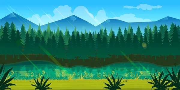 2d forest background