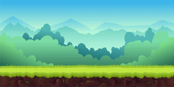 Tecknad film spel bakgrund — Stock vektor