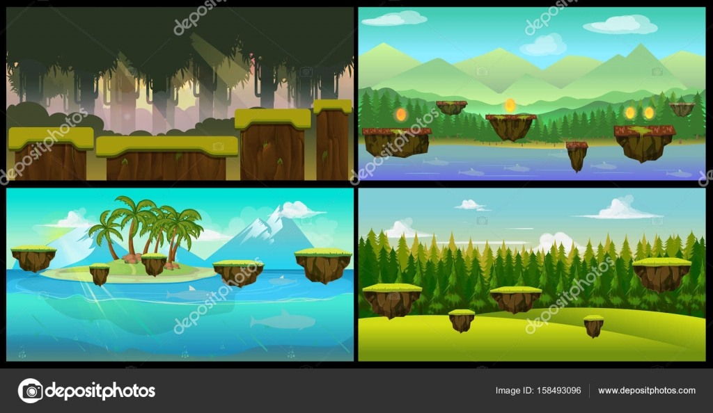 Jogo Paisagem Desenhos Animados Sem Costura Fundo, Jogos, Panorama, Desenho  Animado Imagem de plano de fundo para download gratuito