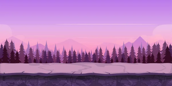 Hintergrund für dein Spiel, geschaffen in modernen lila Farben. Sonnenuntergang und Dämmerung. — Stockfoto