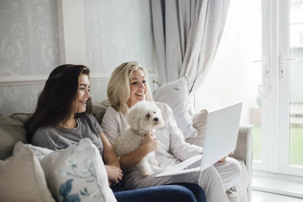 Rattraper le retard avec la famille éloignée — Photo