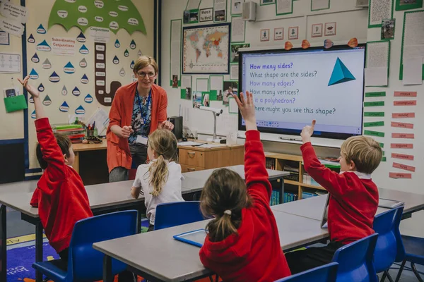 Lezione di scuola primaria — Foto Stock