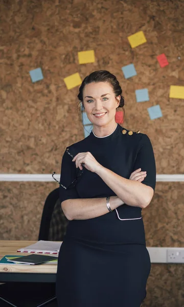 Retrato de um empresário feminino — Fotografia de Stock