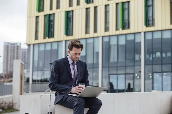 Lavorare in città — Foto Stock