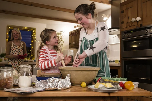 Baking With Grandma — Stock Photo, Image