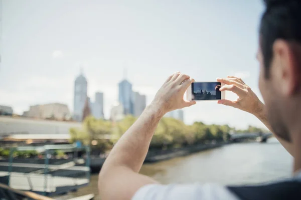 Taking A Photo Of Australia Cityscape