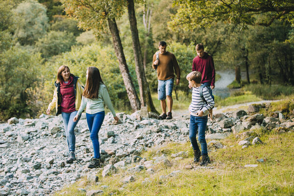 Family Hiking through the Lake District