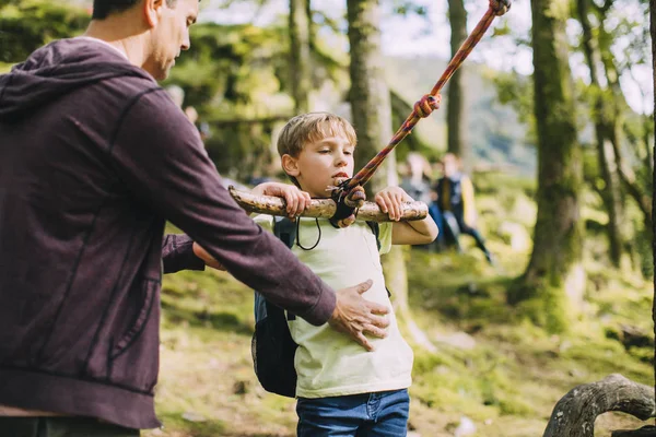 You can do it! Don't let go! — Stock Photo, Image