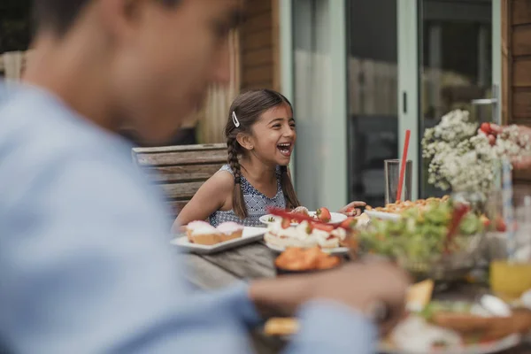 Little Girl Laughing — Stock Photo, Image