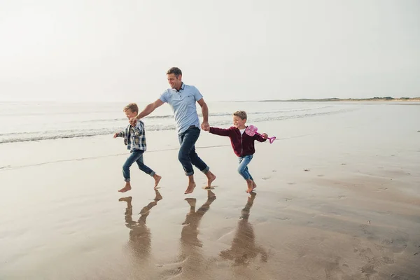 Running Along the Seafront — Stock Photo, Image