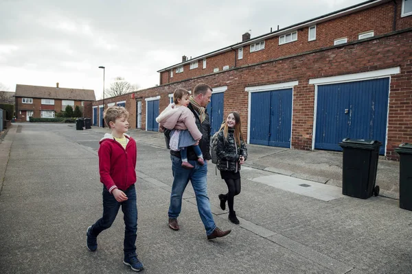 Walking Home from School Together — Stock Photo, Image