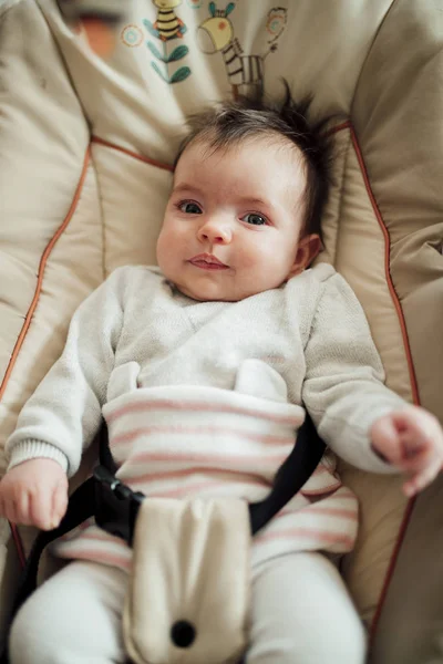 Beautiful Baby Girl at Home — Stock Photo, Image