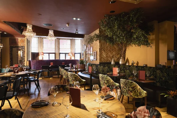 Sebuah Restoran di Newcastle Upon Tyne — Stok Foto