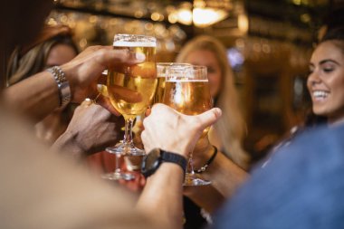A Group Toasting