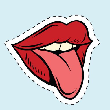 Yavru sanat ağız ve dil, Sticker etiket