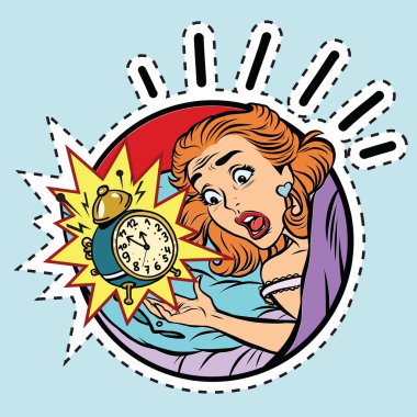 Komik kız alarmı uyandırdı
